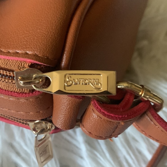 Santorini Camel Crossbody Purse - Picture 6 of 7